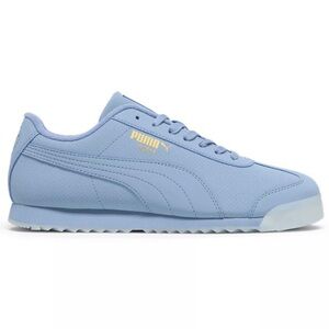 PUMA Roma Shoes Men’s 12 Reversed Mist Blue Leather Lifestyle Sneakers 399552-02